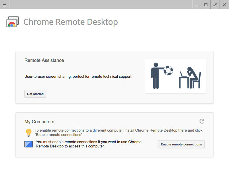 google webstore chrome remote