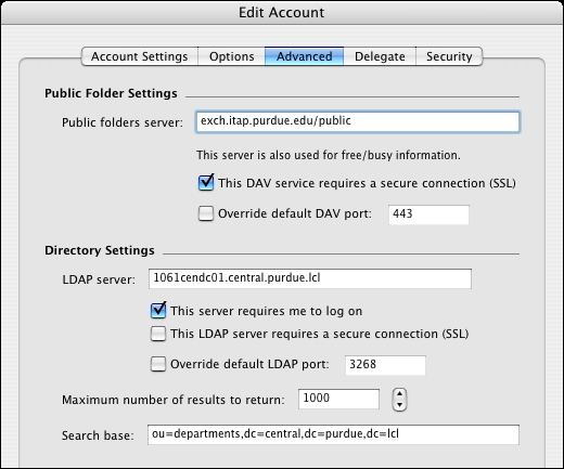 Fig 5. - Edit Account Dialog