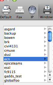 VPS_5.png Screenshot of choosing ECN in the Add Printers menu (left side).