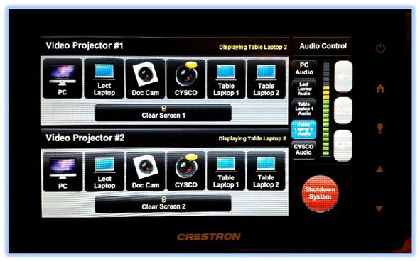 How to use the Crestron display.bmp