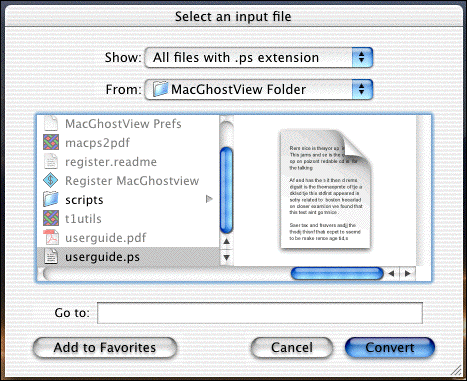 convert ps to pdf mac