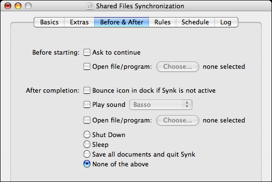 os x file synchronization
