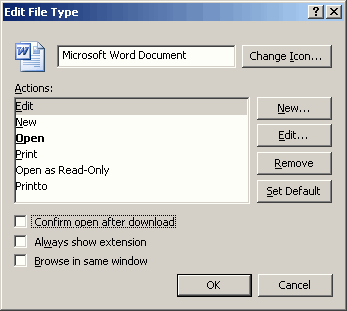 Edit File Type