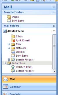 Screenshot of Outlook Mail window.