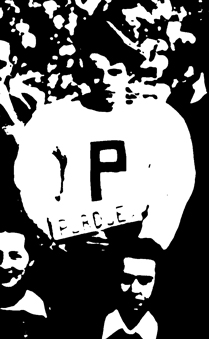 First photograph of Purdue Pete in the 1948 yearbook.