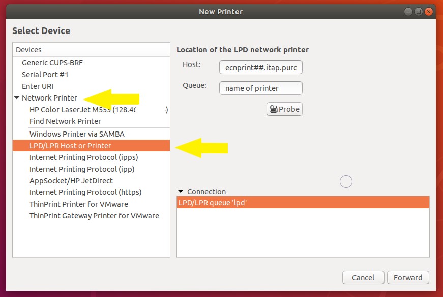 Installing ECNPRINT Printer in Ubuntu 18.04 LTS — Computer Network