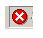 Over quota icon - red circle with white X inside of it.