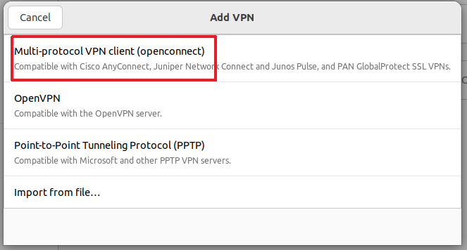 Openconnect VPN Config — Purdue IT | Distributed Computing | STEM