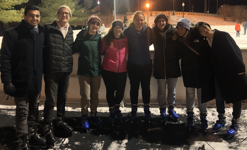 MDESS Members ice skate
