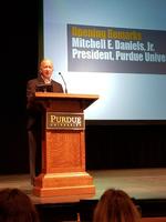 President Mitch Daniels