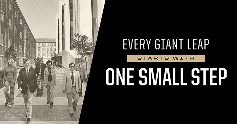 Every giant leaps starts with one small step
