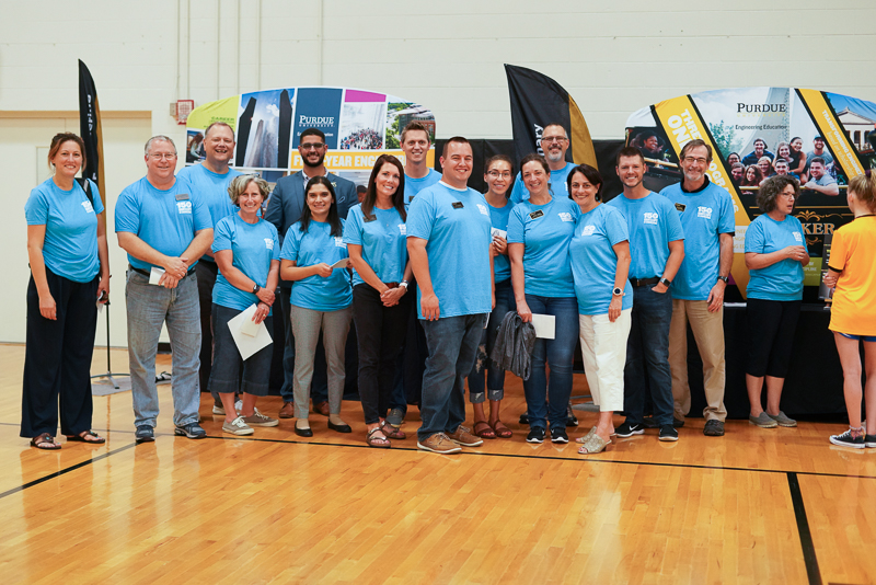 Staff and Faculty at Engineering Fair