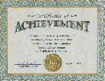 Certificate of Achievement from Wabash Center
