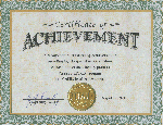 Certificate of Achievement from Wabash Center