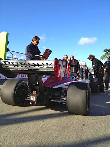 Jeffrey Mark Motorsports Indy Lights car