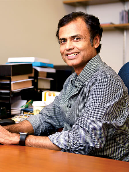 Kaushik Roy, Purdue's Edward G. Tiedemann Jr. Distinguished Professor of Electrical and Computer Engineering, is director of C-BRIC.
