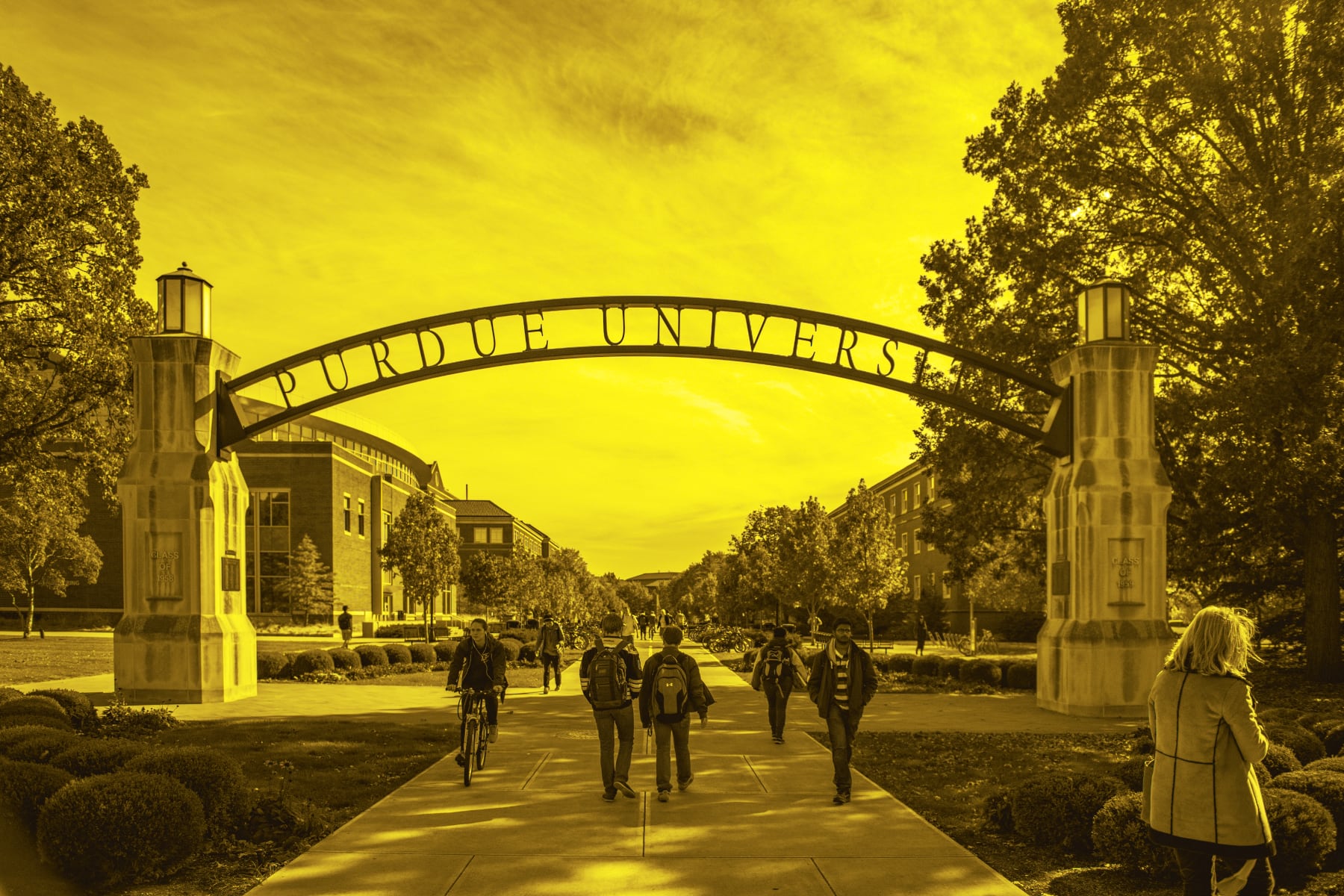 Image of Purdues Gateway on Campus