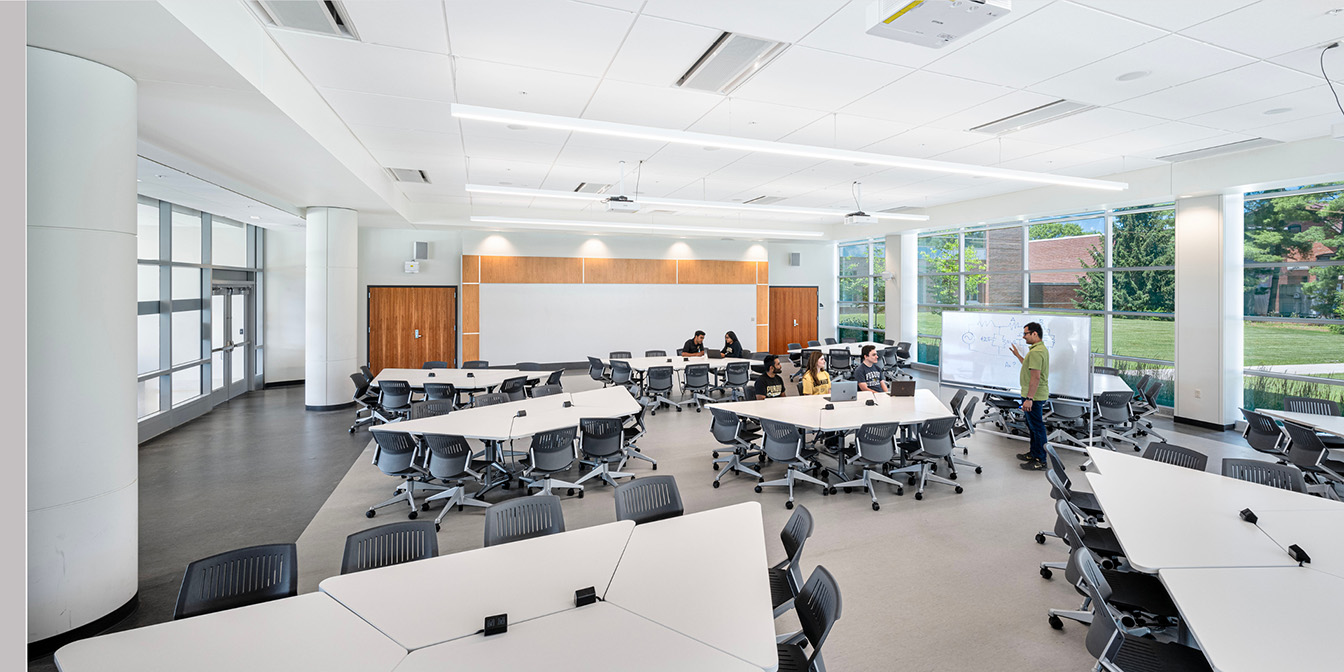 Inside of Jischke building