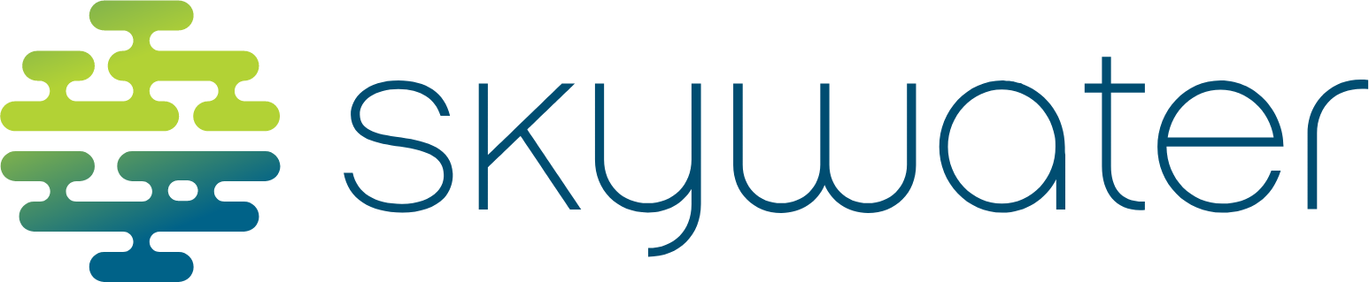 Skywater logo.