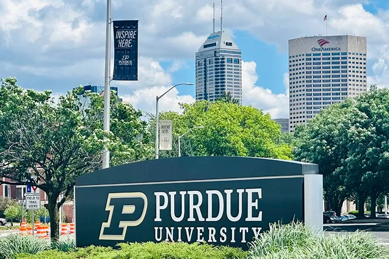 Photo of Purdue campus in Indianapolis.