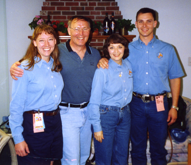 The Ross Family: Amy, Jerry, Karen, and Scott. Photo courtesy Amy Ross
