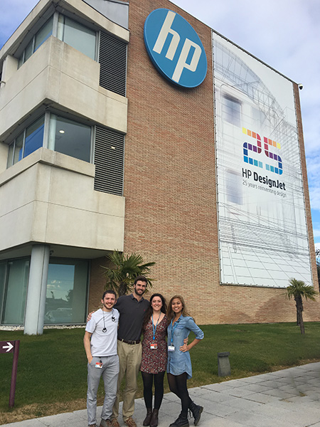 Students outside HP