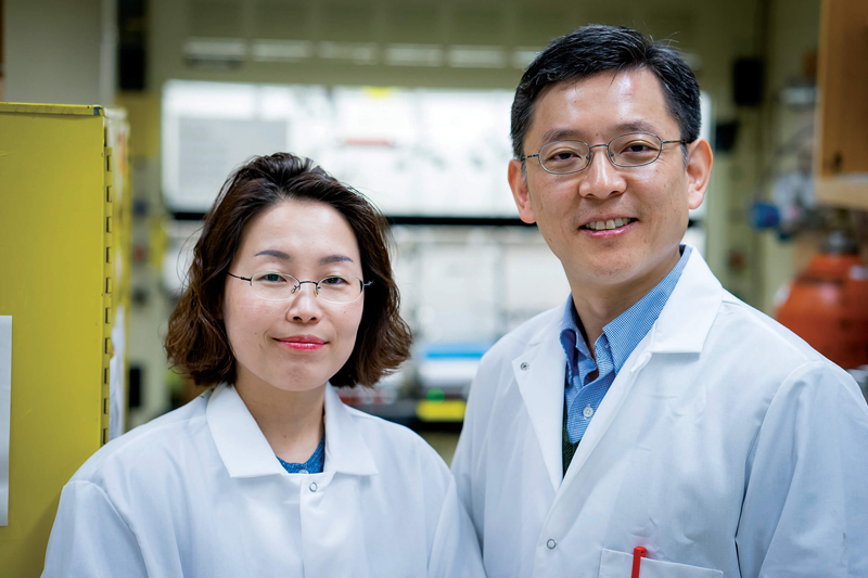 Rachel Kim, an MBA graduate from MIT Sloan, and You-Yeon Won, a professor in Purdue’s School of Chemical Engineering