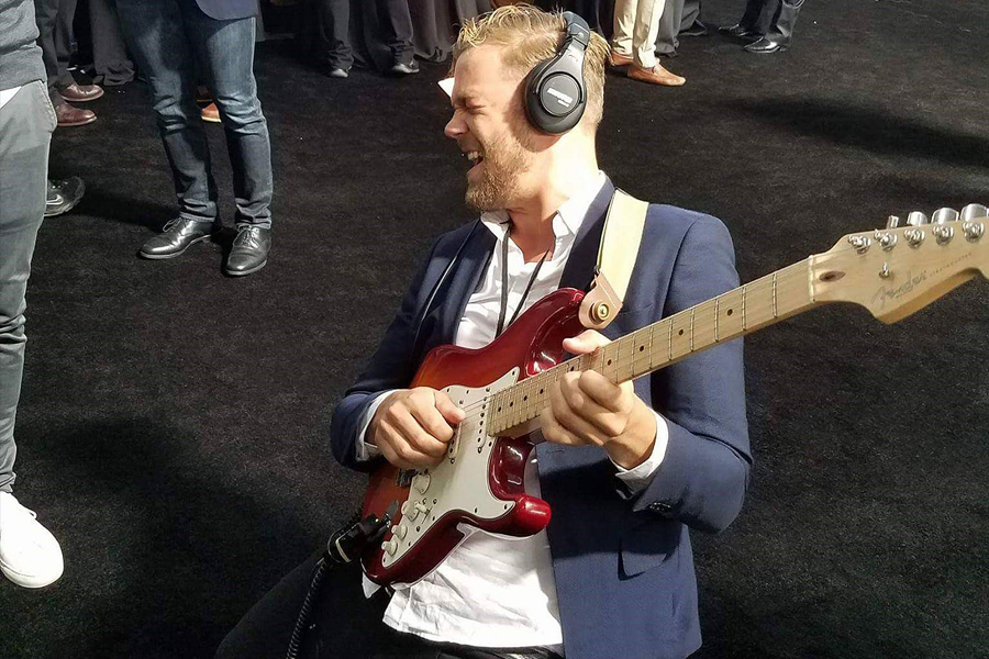 One Man Band at the TechCrunch Disrupt conference