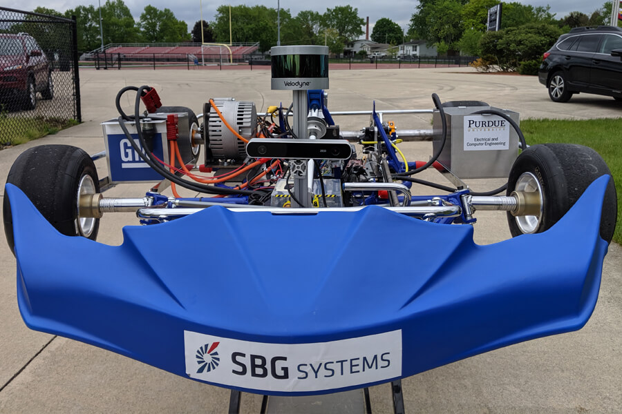 The AMP go-kart experience “will serve Kai and future students in the club very well in rounding out their professional experience in this rapidly evolving field of autonomous and connected vehicles,” Bullock said.