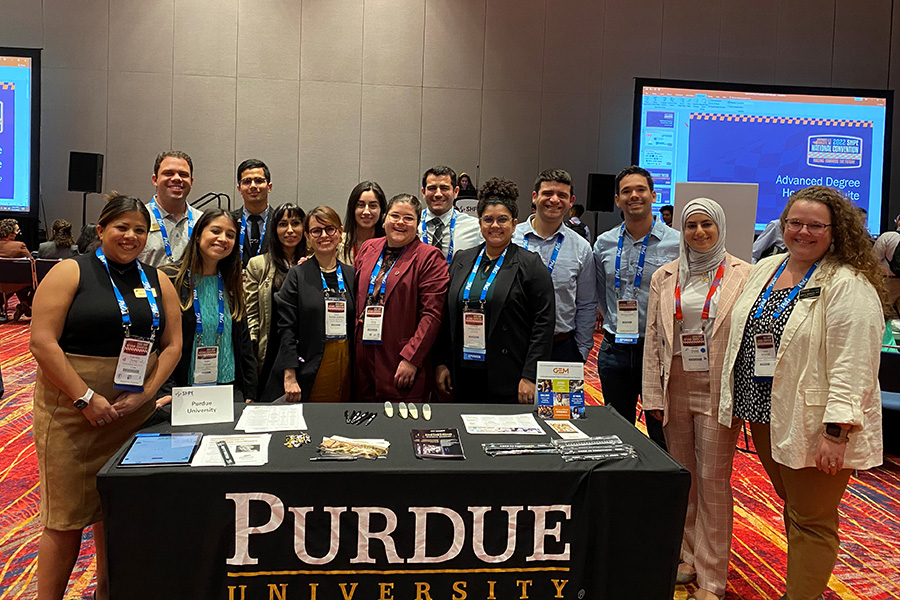 Purdue Engineering well represented at the Society of Hispanic