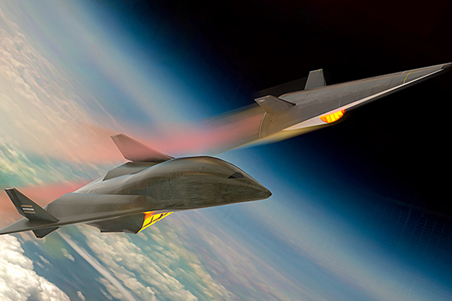 The first-of-its-kind Hypersonic Ground Test Center to be constructed in the Purdue Aerospace District will allow industry partners to test their hypersonic technologies. (Credit: Second Bay Studios)