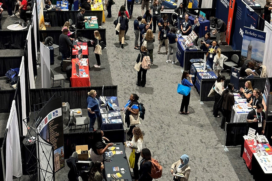Purdue Engineering Team engages with future engineers at the SWE Conference
