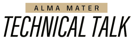 Alma Mater Technical Talk logo