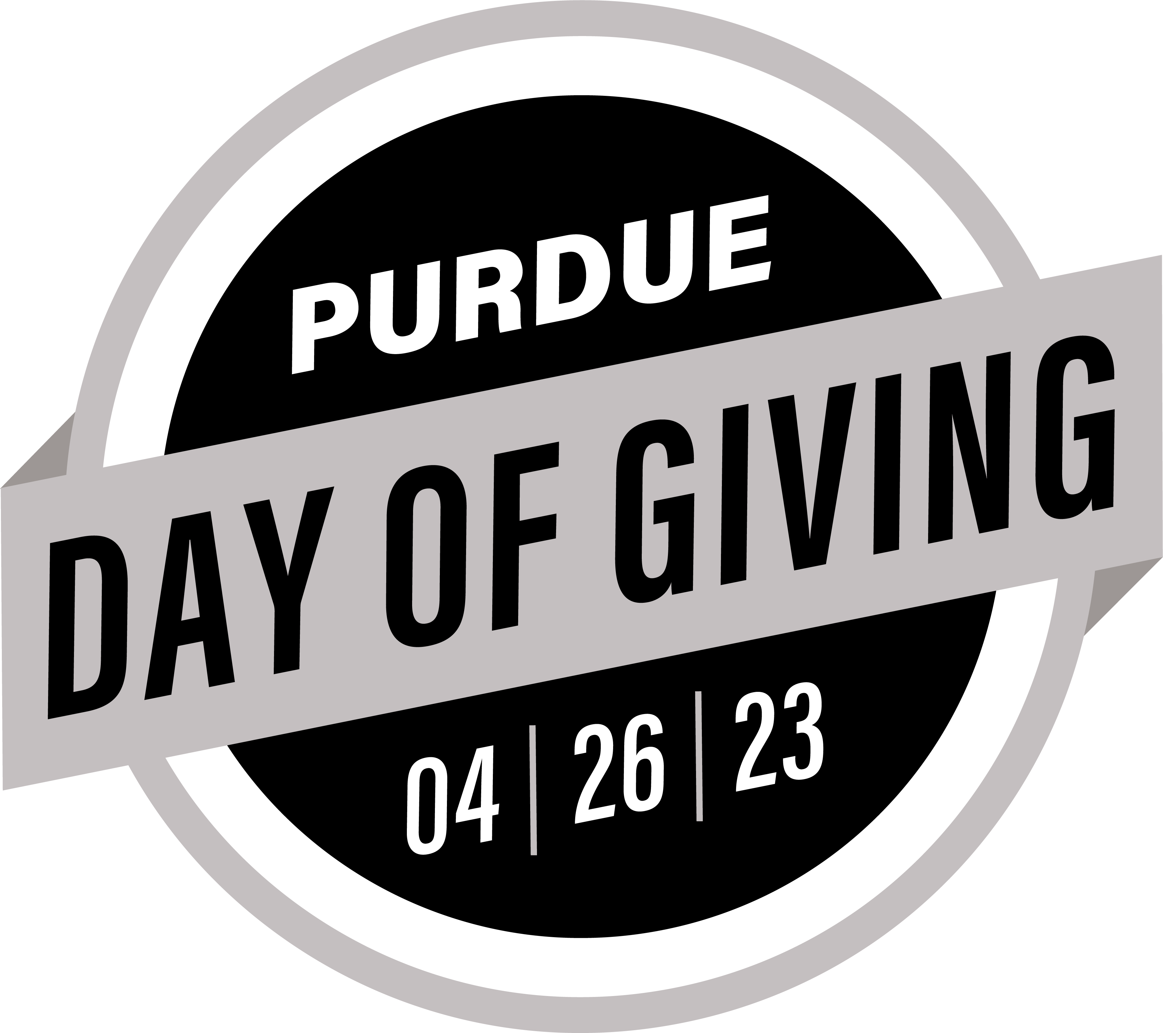 Purdue Day of Giving Logo with a date of 04-266-2023.