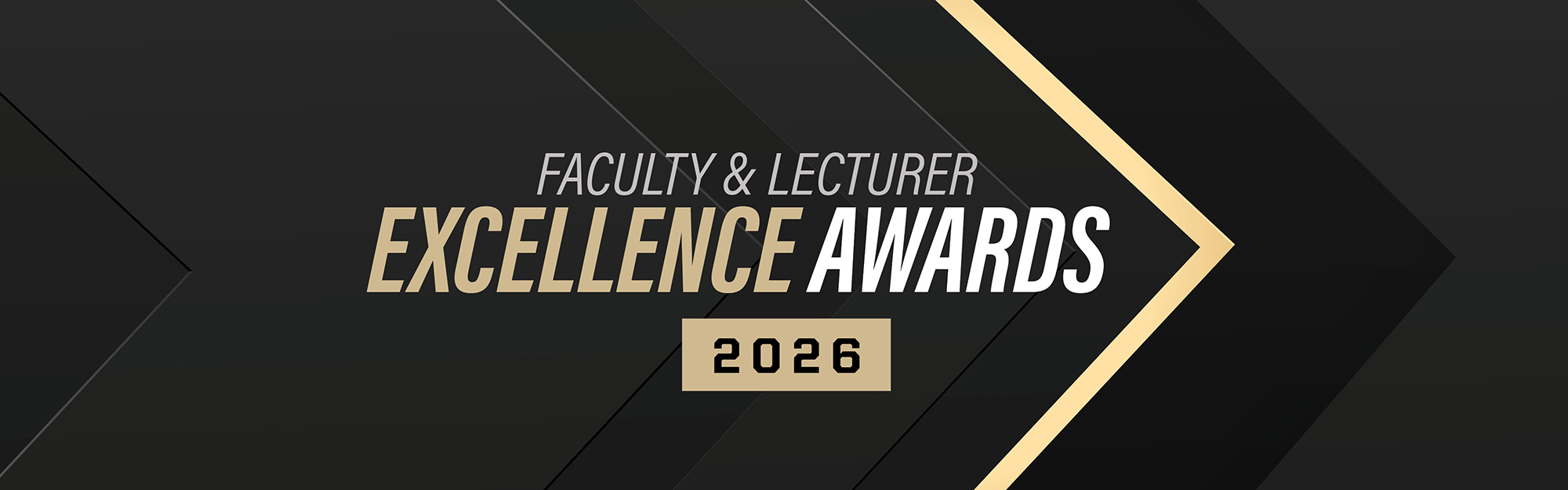 Faculty and Lecturer Excellence Awards Banner