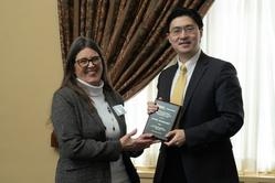 Jackie Baumgardt with Dean Chiang