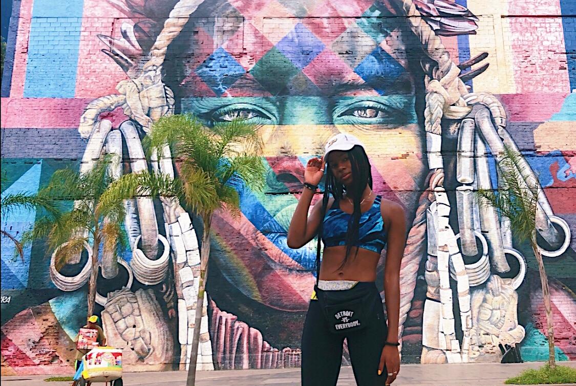 Davidson students at the beach