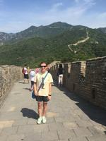 Student at great wall. 