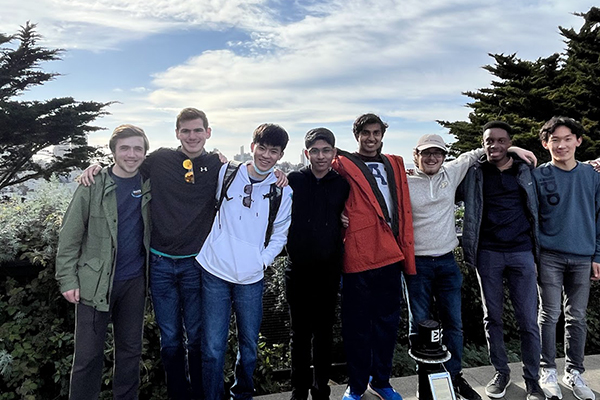 Group of students outside