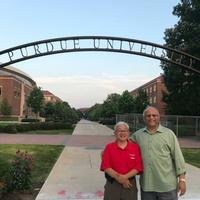 Prof. Jang and Prof. Gore at Purdue