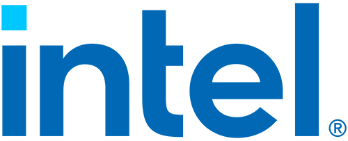 Intel logo.