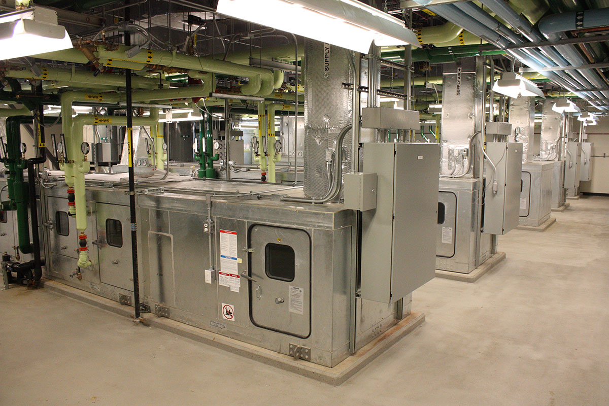 The mechanical room from Living Labs