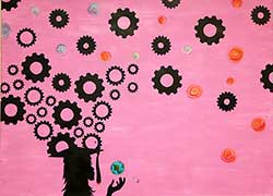 Untitled painting by Vandana Kumar