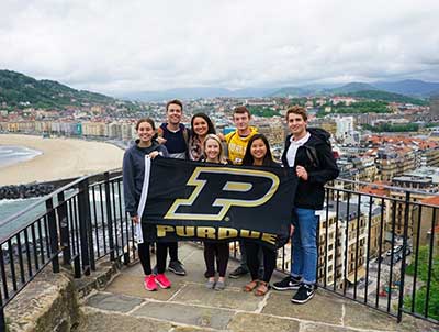 PU students during 2018 Maymester in Pamplona, Spain