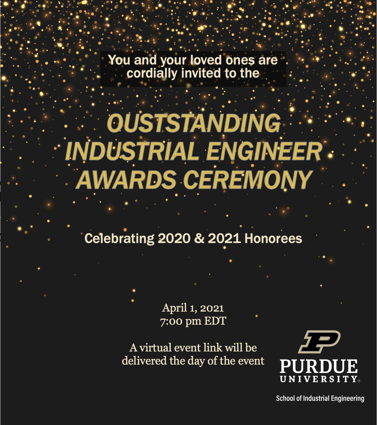 Outstanding Industrial Engineer Awards - School Of Industrial ...