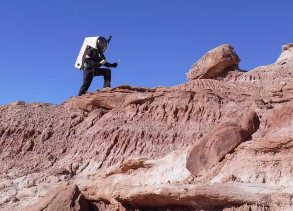 Photo of Denys Bulikhov MDRS EVA