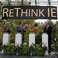 Leah Jamieson, Abhi Deshmukh, Sue Ellspermann & Mitch Daniels 