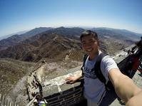 IE student Scott Wong at China's Great Wall