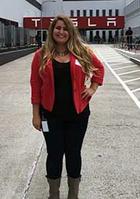 Liz Held at the Tesla Factory in California