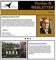 Spring 2016 IE WEBLetter